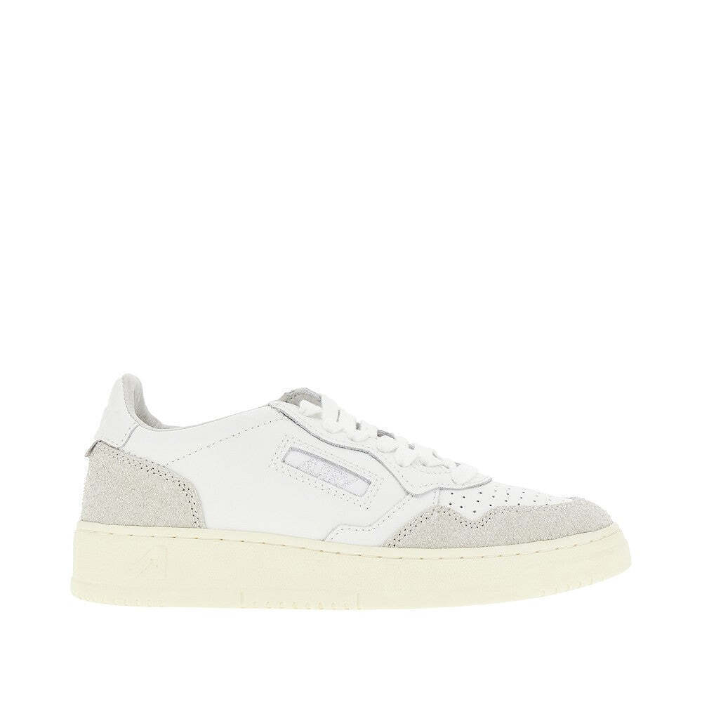 Autry Suede And Leather Medalist Low Sneakers